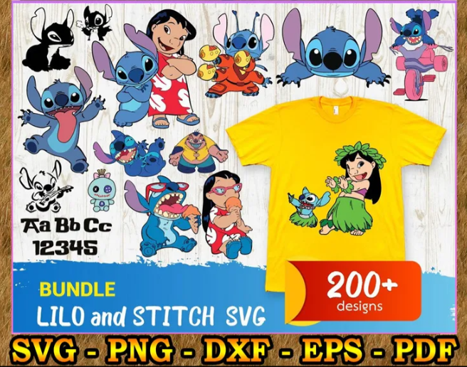 Lilo And Stitch Svg Bundle Free Svg Files For Cricut