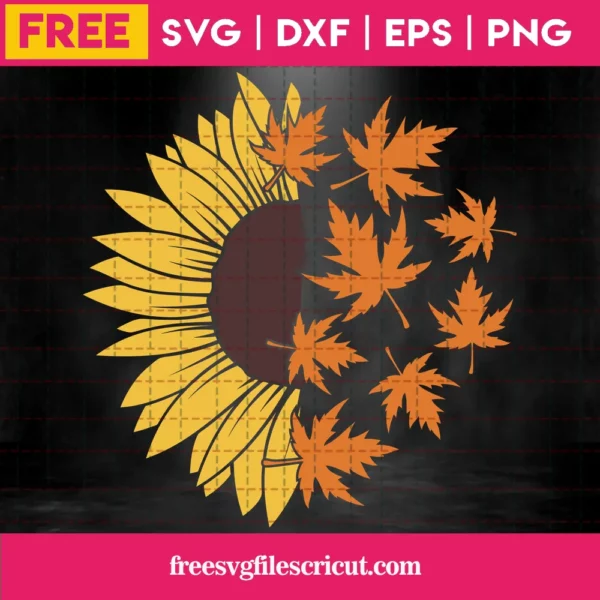 Free Sunflower Leaves Svg Free Svg Files For Cricut