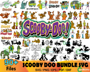 90+ Scooby Doo Bundle Svg, Cartoon Svg, Scooby Doo Svg