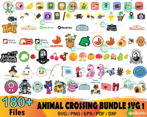 180  Animal Crossing Bundle Svg, Animal Crossing Svg, Tom Nook Svg
