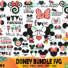 100+ Disney Bundle Svg, Disney Svg, Mickey Svg, Minnie Svg