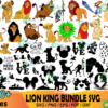 100+ Lion King Bundle Svg, Lion King Svg, Simba Svg, Hakuna Svg