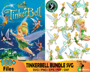 100  Tinkerbell Svg Bundle, Disney Svg, Tinkerbell Svg