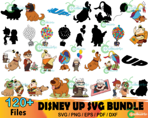 120+ Disney Up Bundle Svg, Disney Svg, Russell Svg, Carl Fredricksen Svg