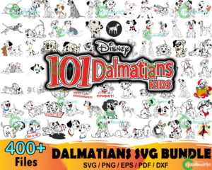 400  101 Dalmatians Svg Bundle, Disney Svg, Dalmatians Svg