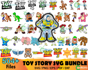 504  Toy Story Bundle Svg, Disney Svg, Buzz Lightyear Svg