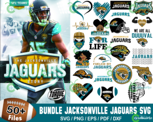 Jacksonville Jaguars Logo and Wordmark SVG - Free Sports Logo Downloads