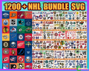 1200+ NHL Team Bundle Svg, Sport Svg, NHL Team Svg