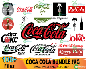 100  Coca Cola Bundle Svg, Coca Cola Logo Svg, Coke Logo Svg
