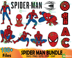 100+ Spider Man Bundle Svg, Marvel Svg, Super Hero Svg