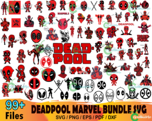 99  Deadpool Marvel Bundle Svg, Deadpool Svg
