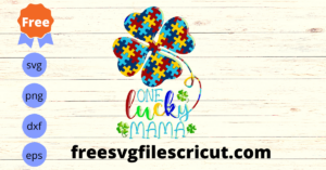 Free Autism Mom Svg, Autism Awareness Svg, Clover Svg
