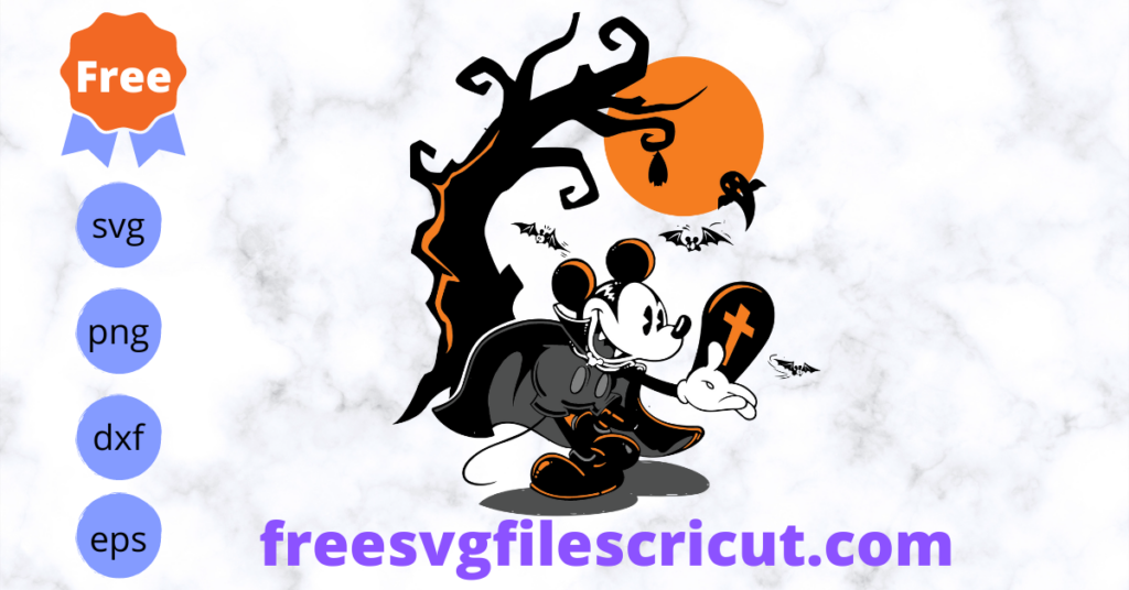 Free Dracula Mickey Svg, Free Halloween Svg, Free Disney Svg - free svg