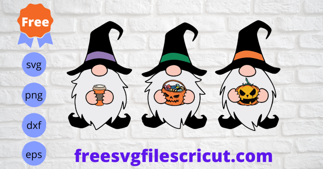 Free Halloween Gnomes Svg, Free Halloween Svg, Free Autumn Farmhouse ...