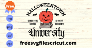 Free Halloween Pumpkin Svg, Halloweentown University Svg, Halloween Svg Free