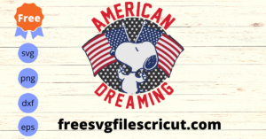 Free American Svg, American Flag Svg, Peanuts Snoopy Svg