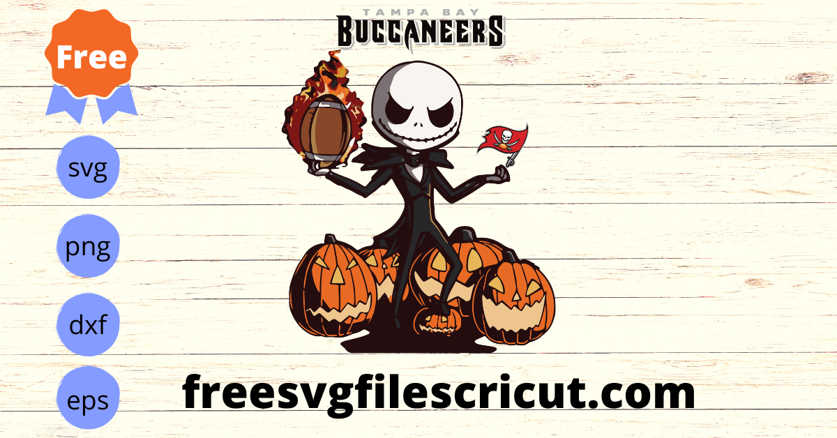 Free Jack Skellington Svg, Halloween Svg, Tampa Bay Buccaneers Svg - free  svg files for cricut