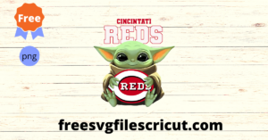 Free baby yoda with cincintani reds png
