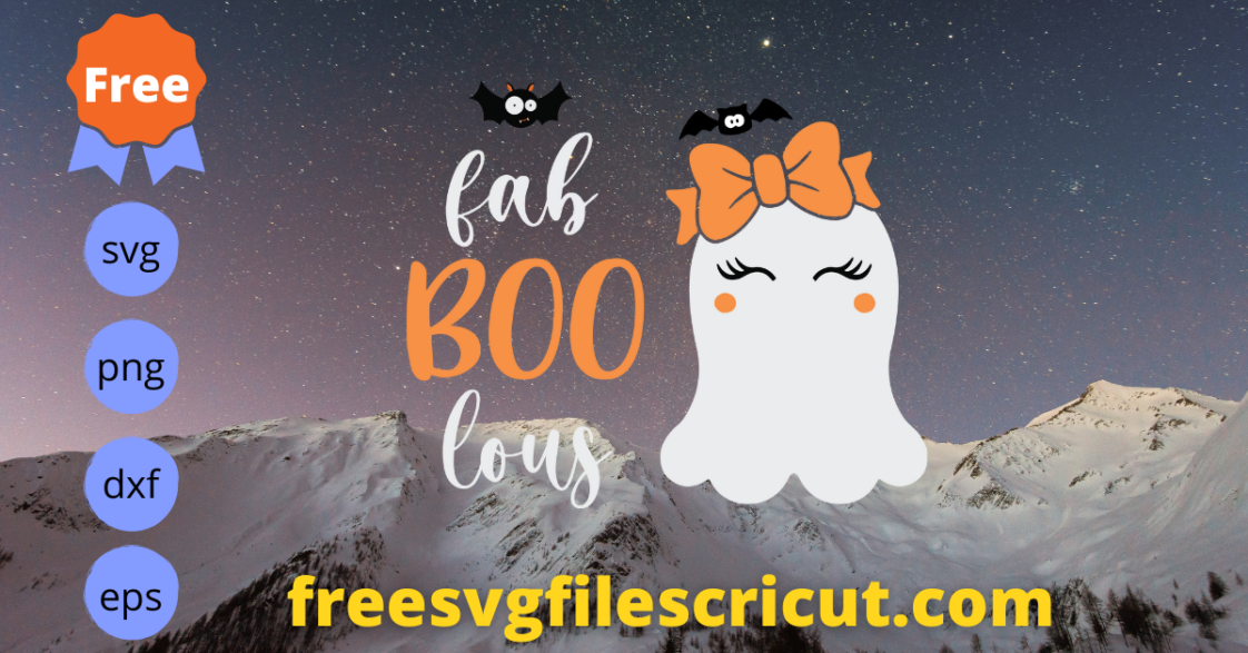 Free Fab boo lous Svg, Free Halloween Svg, Free Boo Boo Svg - free svg