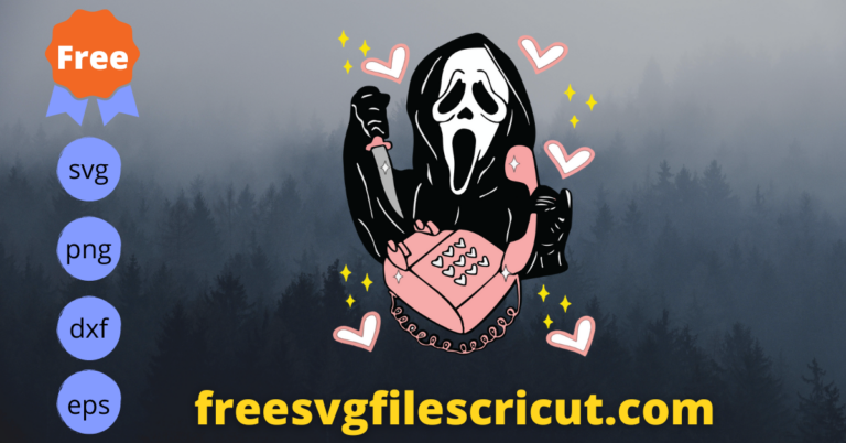 Free Ghostface Calling Halloween SVG, Free Ghost SVG, Free Scream