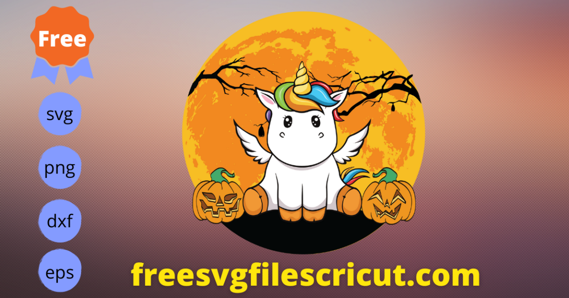 Free Halloween Girls Unicorn Svg, Free Unicorn Pumpkin Svg, Free Trick ...