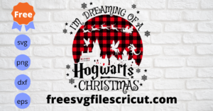I Dream Of A Hogwarts Christmas Svg