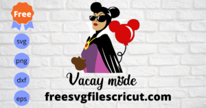 Free Maleficent Vacay Mode Svg