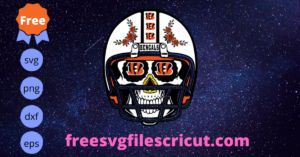 Free Sugar Skull Bengals Svg