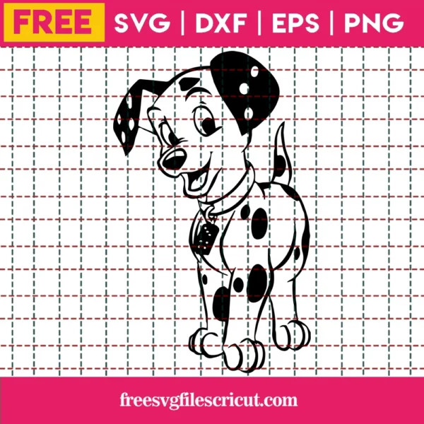 101 Dalmatians Free Svg, Outline Svg, Disney Svg, Instant Download, Dog Svg