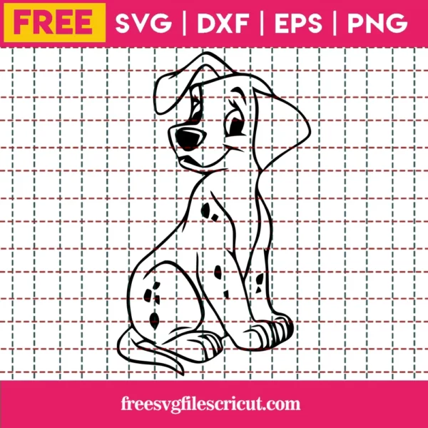 101 Dalmations Svg Free, Disney Svg, Dog Svg, Instant Download, Silhouette Cameo