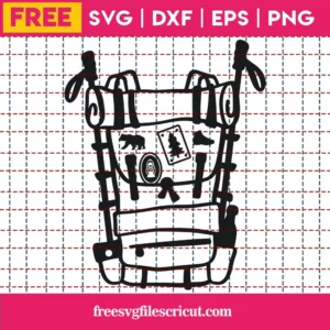 Adventure Backpack- Free Svg Cut File