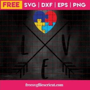 Autism Svg Free, Puzzle Svg, Autism Awareness Svg, Instant Download, Silhouette Cameo Invert