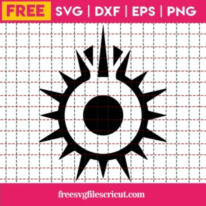Black Sun Symbol Svg Free, Star Wars Svg, Logo Svg, Instant Download, Silhouette Cameo