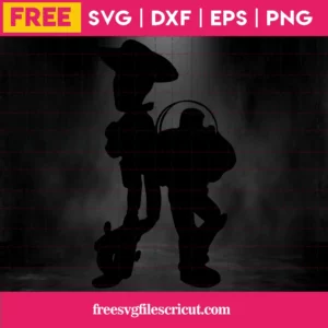 Buzz Woody Svg Free, Toy Story Svg, Free Svg Files Disney, Instant Download Invert