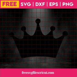 Crown Svg Free, Crown Vector, Crown Cut Files, Silhouette Cameo, Instant Download Invert