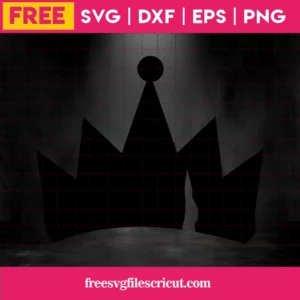 Crown Svg Free, Instant Download, Disney Descendants Svg, Shirt Design Invert