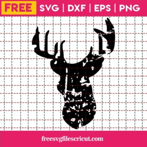 Deer Svg Free, Antlers Svg, Free Svg Cutting Files, Grunge Svg, Christmas Svg