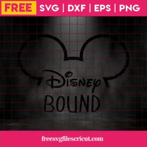 Disney Bound Svg Free, Instant Download, Silhouette, Mickey Ears Svg, Free Svg Cutting Files Invert