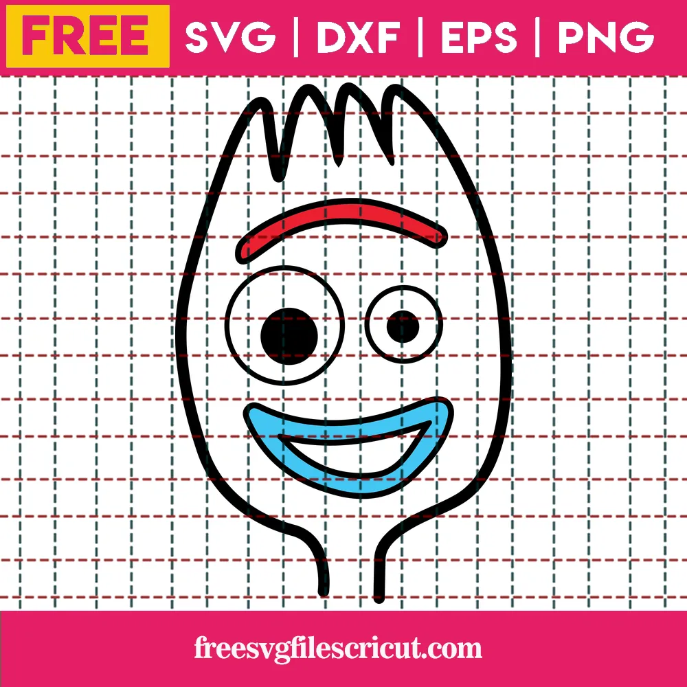 Forky Face Svg Free - free svg files for cricut