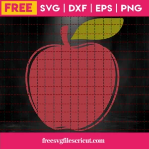 Free Apples Svg Invert