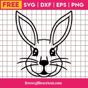 Free Bunny Face Svg