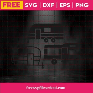 Free Campers Svg Invert