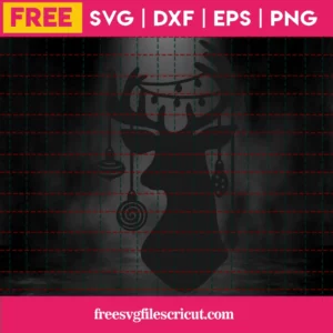 Free Christmas Deer Silhouette Svg Invert