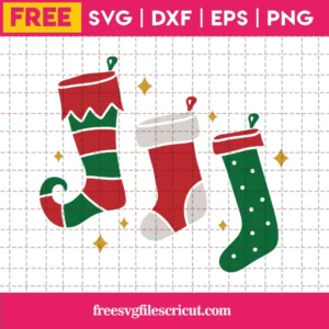 Free Christmas Stockings Svg