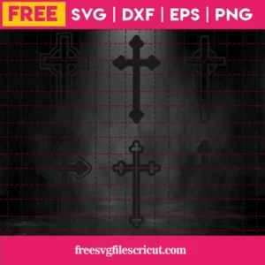 Free Crosses Svg Invert