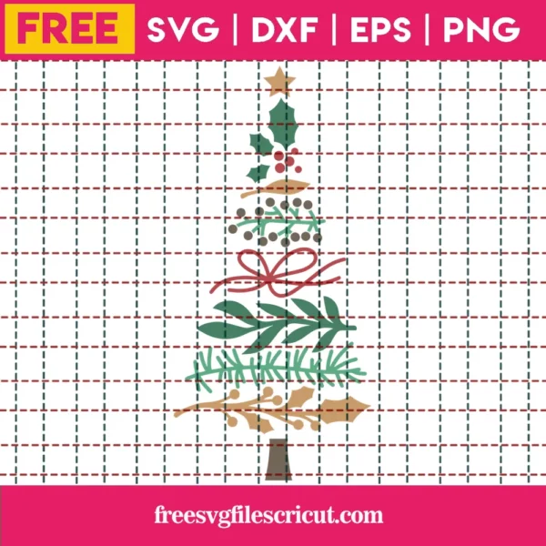 Free Decorative Christmas Tree Svg