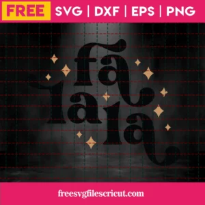 Free Fa La La Svg Invert