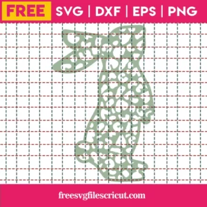 Free Leopard Bunny Svg Invert