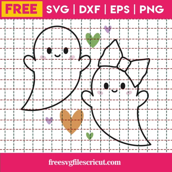 Free Little Ghosts Svg