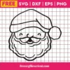 Free Santa Faces Svg